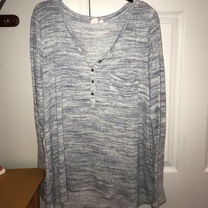 Gap Long Sleeve Knit Top